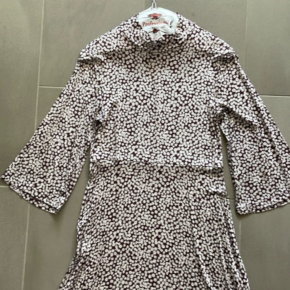 Samsoe Samsoe Fritta printed flower midi dress - Picture 8 of 17